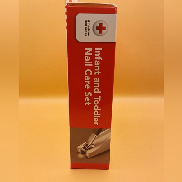 Infant and Toddler Nail Care Set with Gray and Red Mittens - Picture 5 of 10